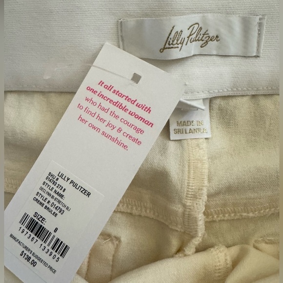 Declynn Bi-Stretch Slim Pant, Creme Brulee , Size 8, NWT - Picture 11 of 12